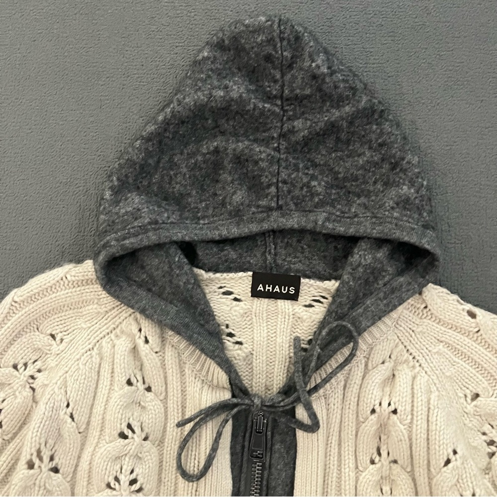 Moncler Webber+Ahaus 2012 Sport Collection Cashmere and wool hooded Cardigan, XS - Picture 11 of 16